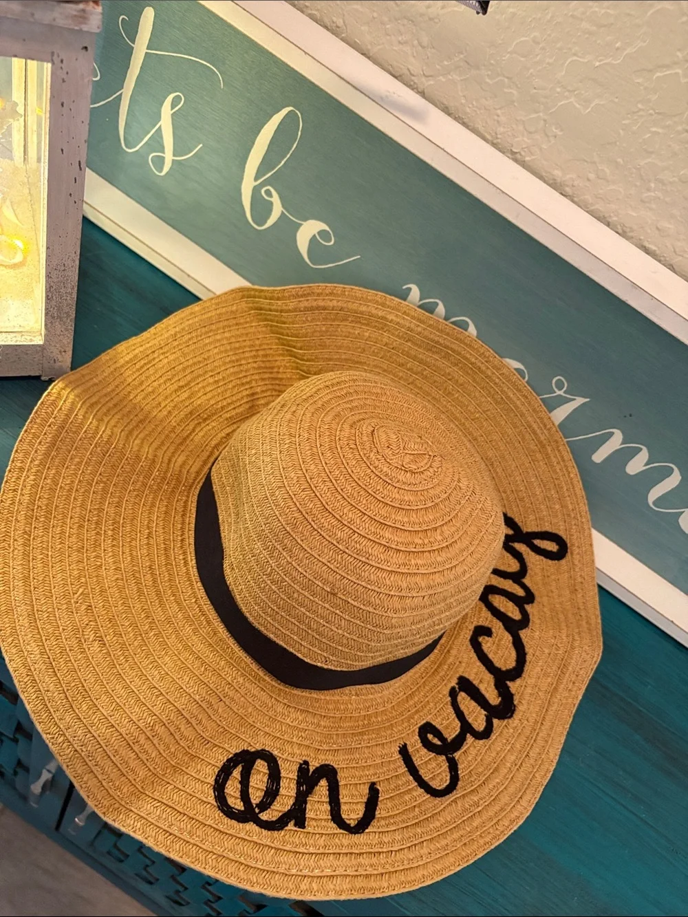 Women’s Straw Sun Hat - Tan 